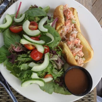 Shipwreck Tavern - Lobster roll with salad - Seafood Near Me - Bayville, New York