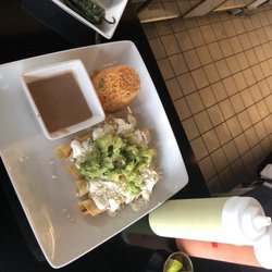Taqueria Testal - Flautas with a side of roasted chili's.