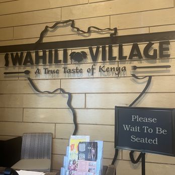 Swahili Village - signage - African Near Me - Newark, New Jersey