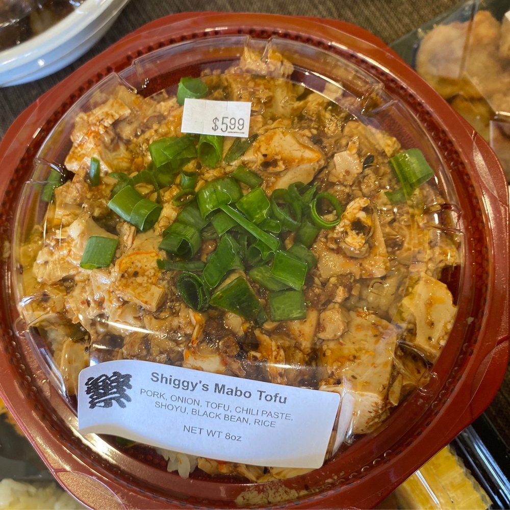 Shiggy’s - Picked this one up! Mabo Tofu $5.99! I liked the taste and the rice was good too! - Japanese Near Me - Honolulu, Hawaii Shiggy’s - Picked this one up! Mabo Tofu $5.99! I liked the taste and the rice was good too! - Japanese Near Me - Honolulu, Hawaii