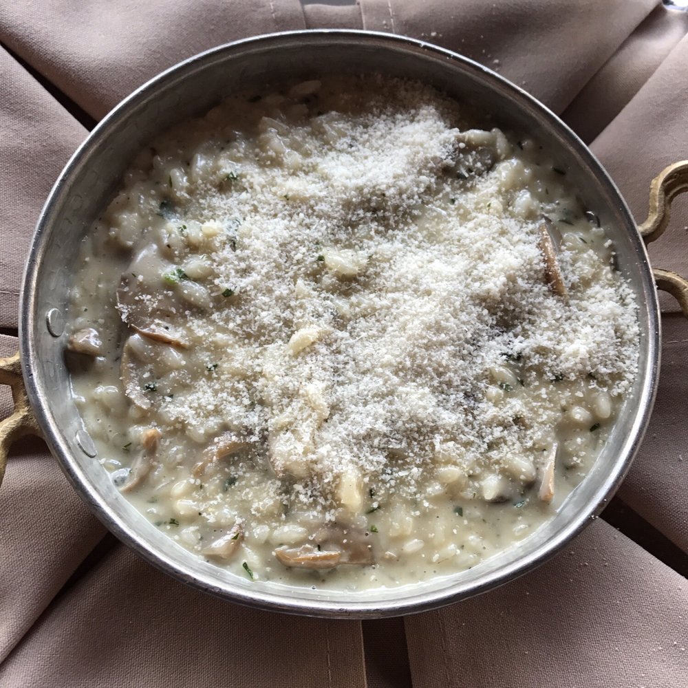 Via Alloro - Mushroom risotto. This USED to by my favorite dish. Great on a cold day. EVERYTHING with it used to be perfect. Now, mine is better. - Italian Near Me - Beverly Hills, California Via Alloro - Mushroom risotto. This USED to by my favorite dish. Great on a cold day. EVERYTHING with it used to be perfect. Now, mine is better. - Italian Near Me - Beverly Hills, California