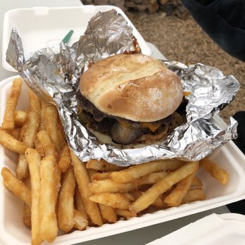 Sage Eatery - Burger with pork belly and fries - Southern Near Me - Pagosa Springs, Colorado Sage Eatery - Burger with pork belly and fries - Southern Near Me - Pagosa Springs, Colorado