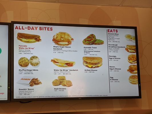 Menu photo 2 Dunkin' Folsom, CA