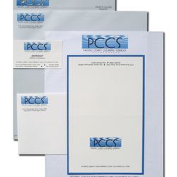 Whitehorse Graphics & Printing - Stationery packages -- this one includes an eye-catching black foil plus emboss.