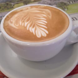 Courtyard Cafe - Flat white at Courtyard cafe