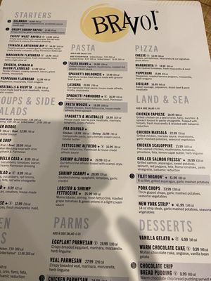Menu photo 2 Bravo! Italian Kitchen Columbus, OH Menu photo 2 Bravo! Italian Kitchen Columbus, OH