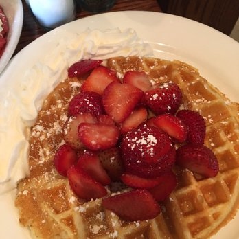 The Jagged Fork - Fresh strawberry waffle - Breakfast & Brunch Near Me - Grosse Pointe, Michigan The Jagged Fork - Fresh strawberry waffle - Breakfast & Brunch Near Me - Grosse Pointe, Michigan