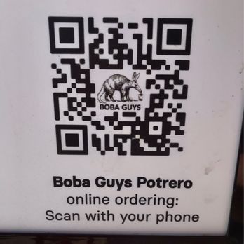 Boba Guys - QR code - Bubble Tea Near Me - San Francisco, California