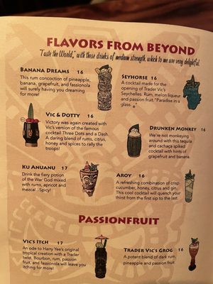 Menu photo 3 Trader Vic's Atlanta, GA Menu photo 3 Trader Vic's Atlanta, GA