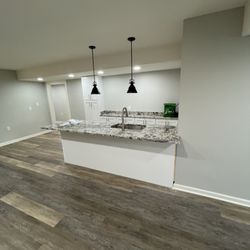 All-Pro of Kentucky - Installed Kitchen cabinets with granite countertop.