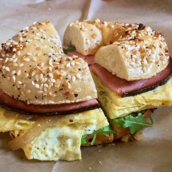 Big Bear Cafe - This breakfast bagel. Let me tell you about it. This is how you need to start your morning. - Cafes Near Me - Washington, DC, District of Columbia