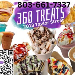 360 Treats - Menu selections