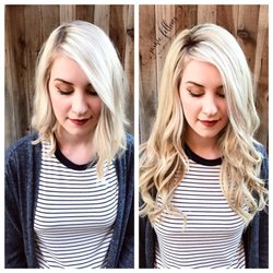 Jamie Grace Hair Studio - Halo Couture extensions. Halo + The Fall was used to create this look in less than 5 minutes!