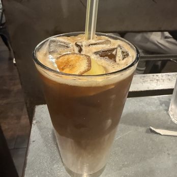 Hash House A Go Go - Iced Banana Latte - New American Near Me - Orlando, Florida Hash House A Go Go - Iced Banana Latte - New American Near Me - Orlando, Florida