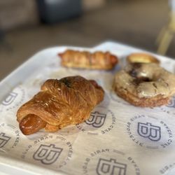 Paris Baguette - Coffee Croissant Donut and assorted pastries