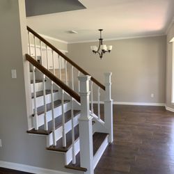 Reworked stair. Opened up both sides