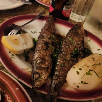 Cafe Riazor - Sardinas & potatoes Sardinas con Cachelos - Spanish Near Me - New York, New York Cafe Riazor - Sardinas & potatoes Sardinas con Cachelos - Spanish Near Me - New York, New York