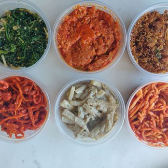 Shiku - Some of the banchan - Korean Near Me - Los Angeles, California Shiku - Some of the banchan - Korean Near Me - Los Angeles, California