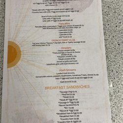 Salemburg Grill - Menu