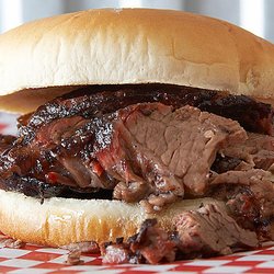 Bad Bones BBQ - Beef brisket sandwich