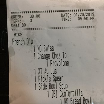 McAlister's Deli - Ordered XT (extra) Au Jus - got none. Feel like Oliver Twist. - Salad Near Me - Burleson, Texas McAlister's Deli - Ordered XT (extra) Au Jus - got none. Feel like Oliver Twist. - Salad Near Me - Burleson, Texas