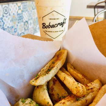 Bobacraft Cafe - Tempura (mild) + Brown Sugar Blast - Bubble Tea Near Me - Alhambra, California Bobacraft Cafe - Tempura (mild) + Brown Sugar Blast - Bubble Tea Near Me - Alhambra, California