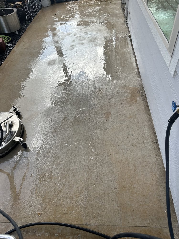 Slide of V & A Pressure Washing Pros