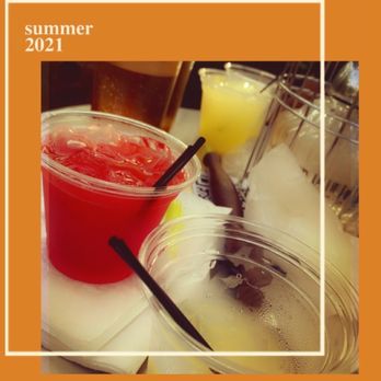 Tre Jolie Cafe - Strawberry margarita pineapple margarita in the cut - Cafes Near Me - Brooklyn, New York