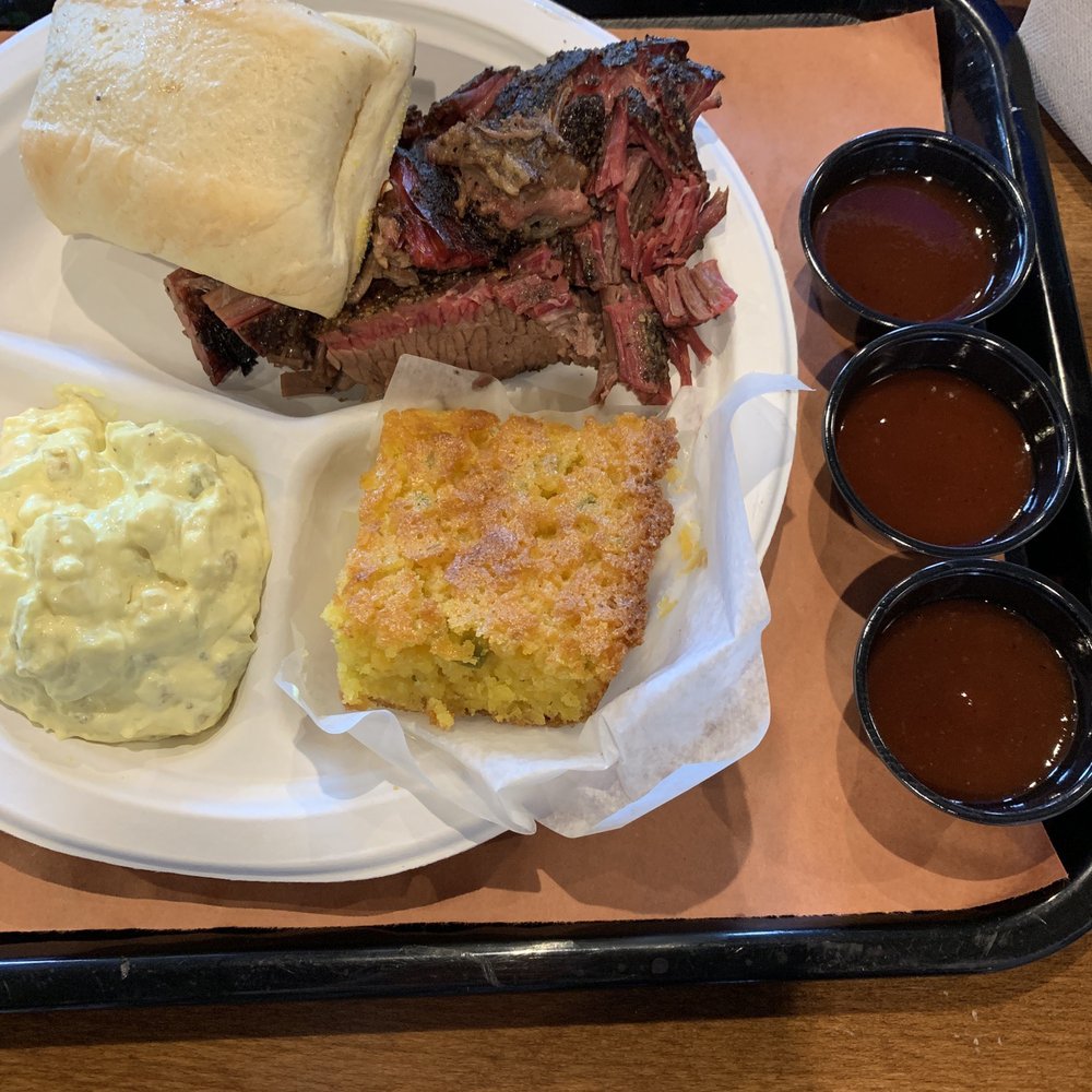 Beef Butter BBQ - Beef Butter Brisket, Jalapeno Cheddar Corn Bread, Potato Salad - Barbeque Near Me - Madison, Wisconsin Beef Butter BBQ - Beef Butter Brisket, Jalapeno Cheddar Corn Bread, Potato Salad - Barbeque Near Me - Madison, Wisconsin