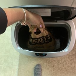 The food going in the trash!