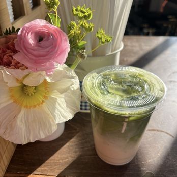 Dialogue Coffee & Flowers - Iced Matcha Latte - Coffee & Tea Near Me - New York, New York Dialogue Coffee & Flowers - Iced Matcha Latte - Coffee & Tea Near Me - New York, New York