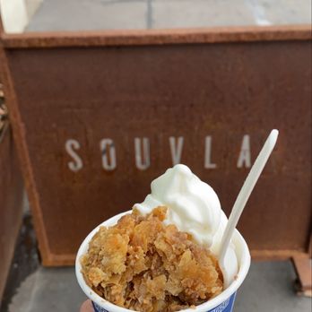 Souvla - Baklava Crumbles and Honey Syrup - Greek Near Me - San Francisco, California