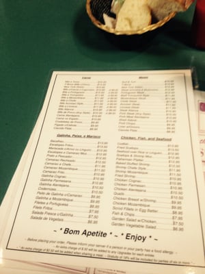 Menu photo 5 Alianca Restaurant New Bedford, MA Menu photo 5 Alianca Restaurant New Bedford, MA