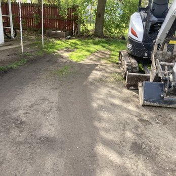 Jimmys Handyman & Excavation Services - The parking area before excavation - Landscaping Near Me - Gerry, New York Jimmys Handyman & Excavation Services - The parking area before excavation - Landscaping Near Me - Gerry, New York