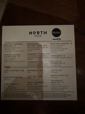Menu photo 7 North Italia Topanga Canoga Park, CA