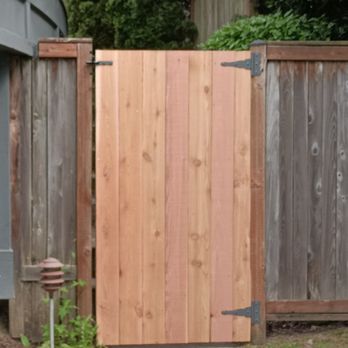 Tidy Beaver - Cedar gate replacement - Fences & Gates Near Me - Redmond, Washington Tidy Beaver - Cedar gate replacement - Fences & Gates Near Me - Redmond, Washington