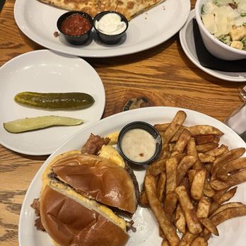 Fat Patty's Bar & Grill - Jammin Burger Side Caesar  Chicken Quesadillas - Burgers Near Me - Toms River, New Jersey