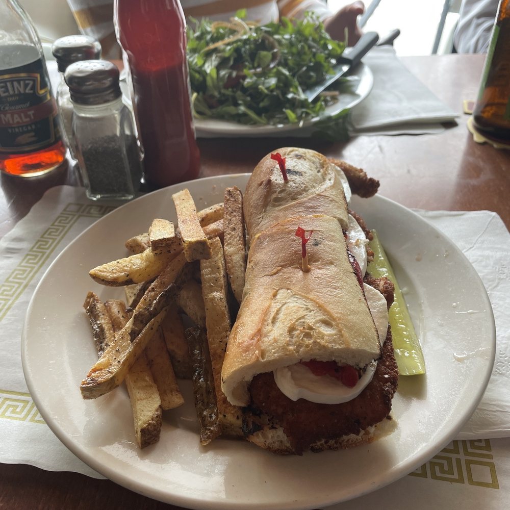 Chicken cutlet sandwich