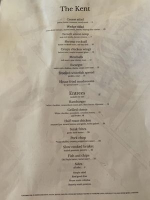 Menu photo 2 The Kent Eatery & Spirits Three Rivers, MI