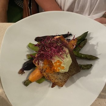 George's At Alys Beach - Skin-On Steelhead Trout - New American Near Me - Alys Beach, Florida
