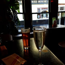 Dolphin Inn - Prosecco and a beer