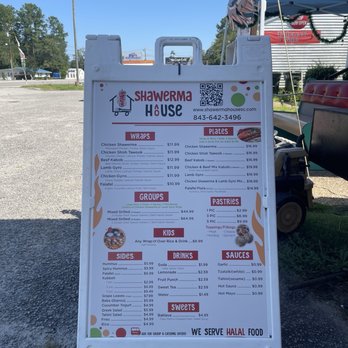 Shawerma House - Menu - Middle Eastern Near Me - Summerville, South Carolina