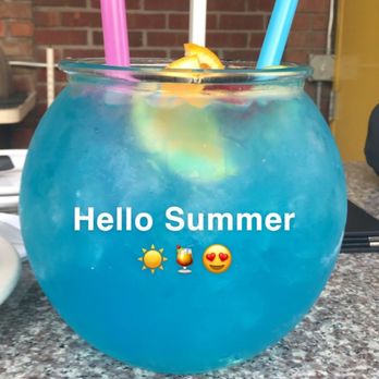 At The Office - Fishbowl drink for two - New American Near Me - Crestwood, Illinois