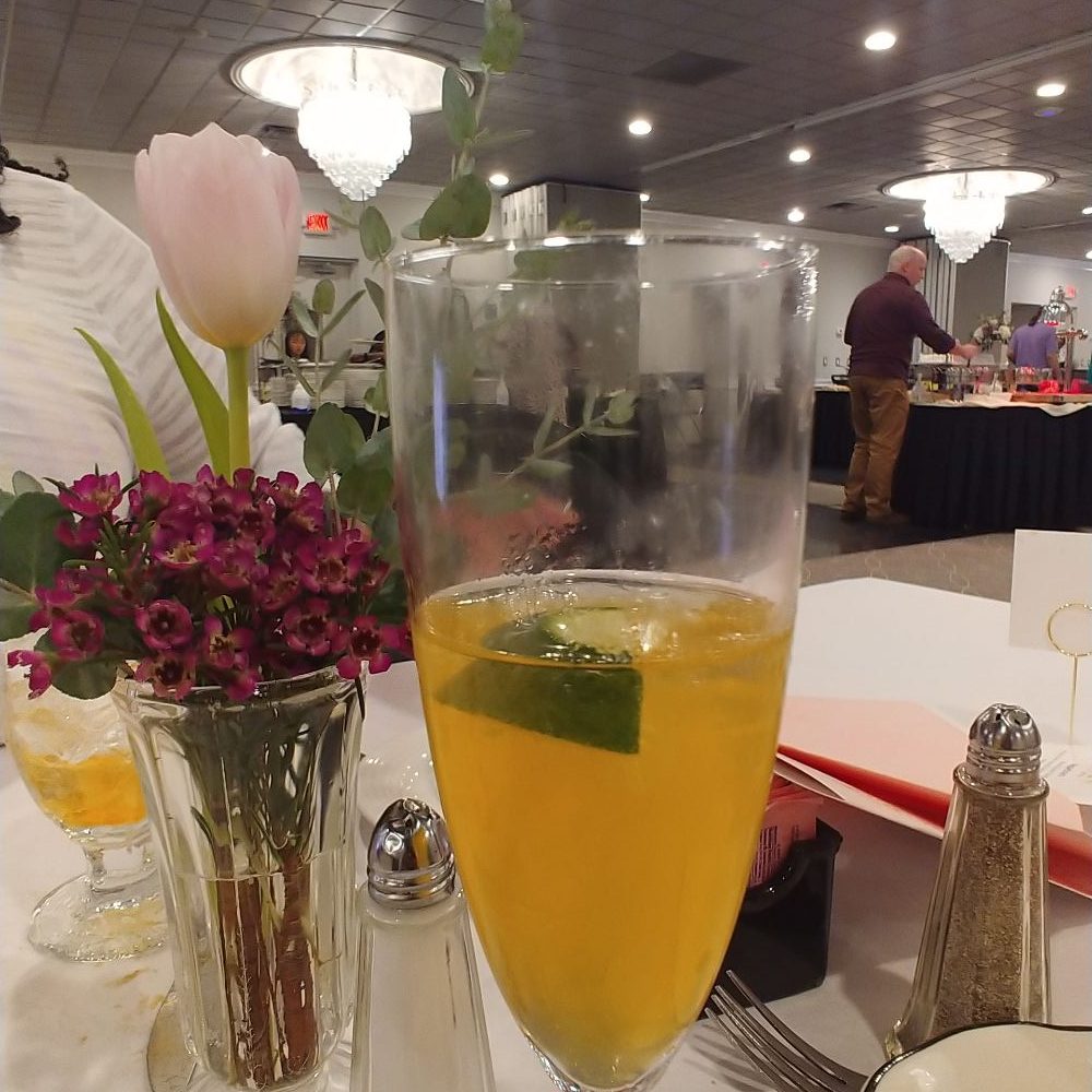 Enjoyed my Peach Mimosa at the 2022 Mother's Day Buffet!!! Great food, great selection, and table spacing was great!
