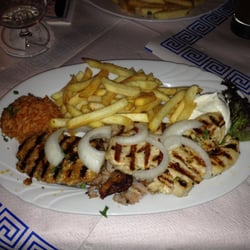 Gaststätte Meteora - Gyros Teller