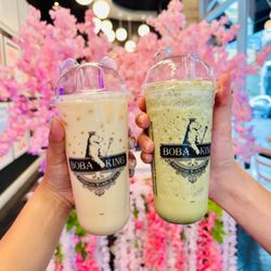 Boba King - Jasmine Milk Tea & Matcha Bear