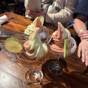 Birdie's Eastside - Soft Serve Margarita (House & Sangria Swirl) - Bars Near Me - Dallas, Texas