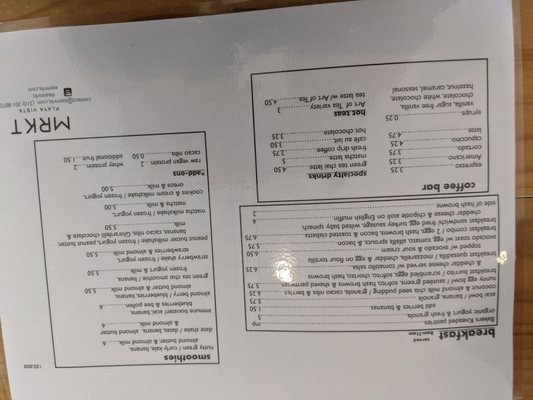 Menu photo 1 MRKT Cafe & Cater Los Angeles, CA