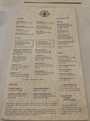 Menu photo 1 The Thistle Thompsonville, MI Menu photo 1 The Thistle Thompsonville, MI