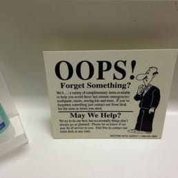 They don't really mean this... They didn't have something as simple as Q-Tips. They don't really mean this... They didn't have something as simple as Q-Tips.
